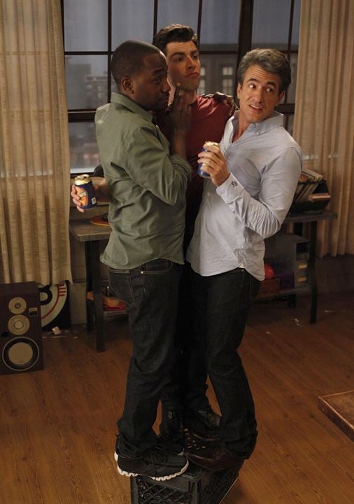 New Girl : Photo Max Greenfield, Dermot Mulroney, Lamorne Morris