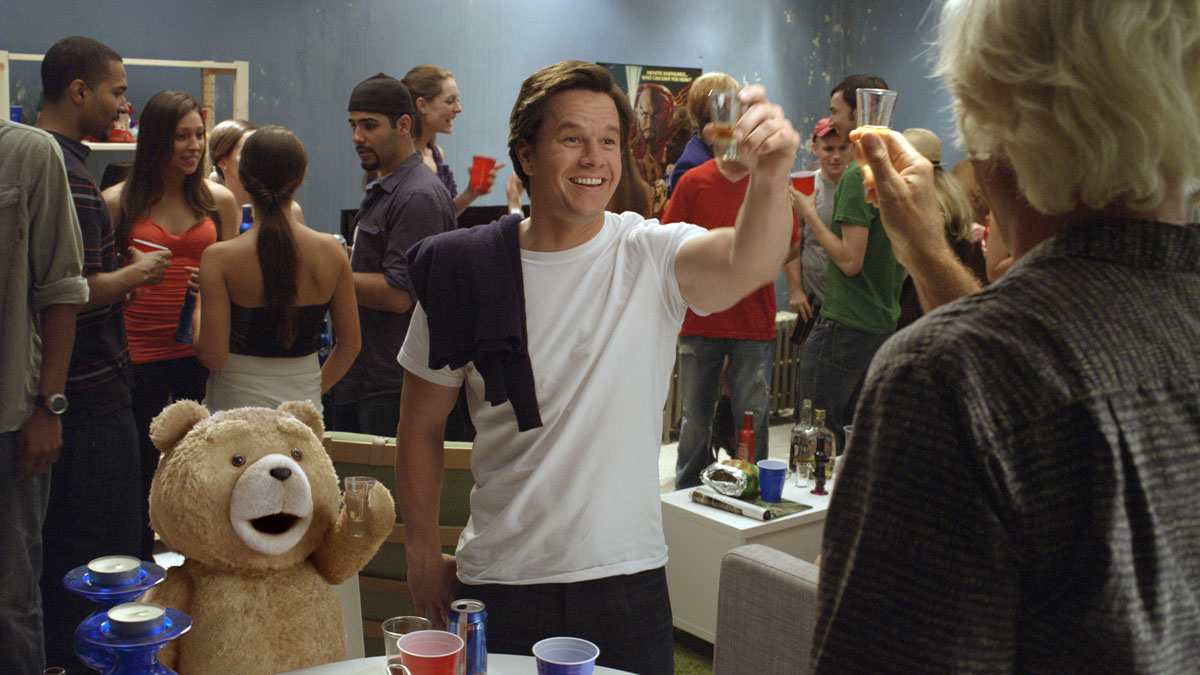 Ted : Photo Seth MacFarlane, Mark Wahlberg
