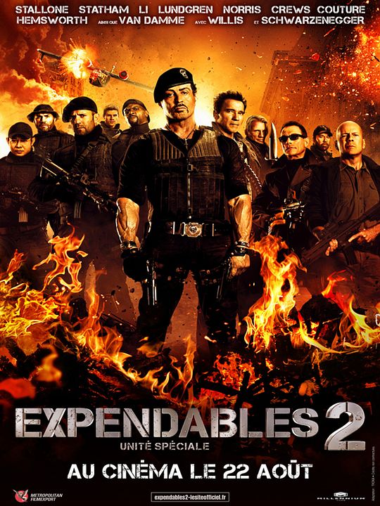 Expendables 2: unité spéciale : Affiche