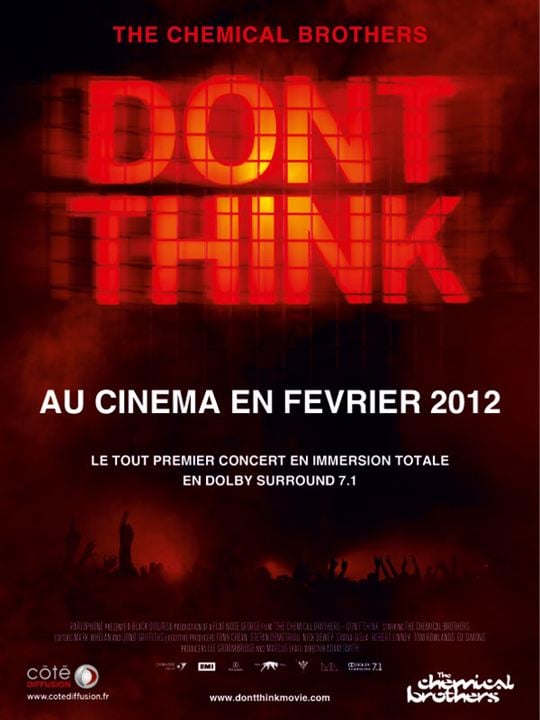 The Chemical Brothers: Don't Think : Affiche