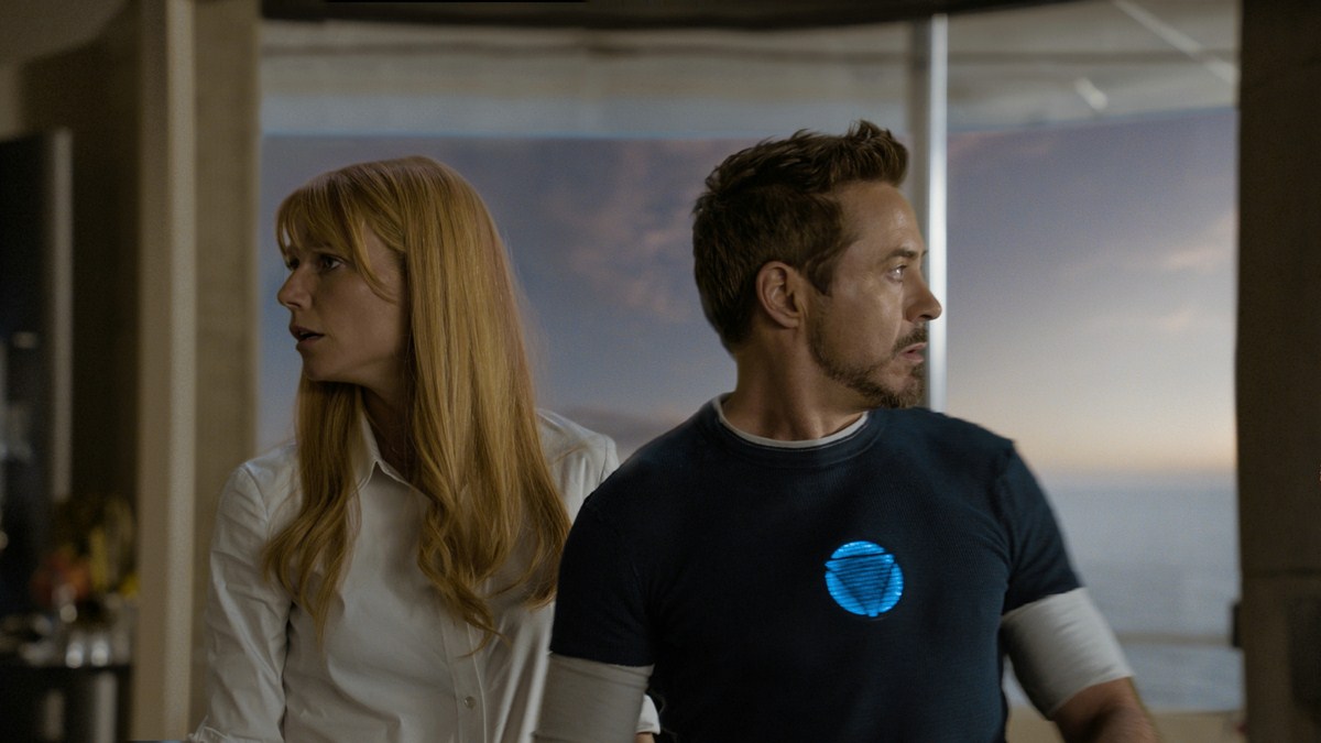 Iron Man 3 : Photo Gwyneth Paltrow, Robert Downey Jr.