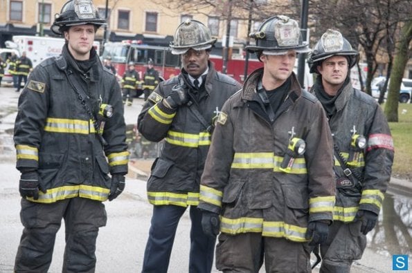Chicago Fire : Photo Shane McRae, Taylor Kinney, Eamonn Walker, Jesse Spencer