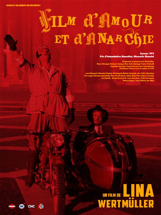 Film d'amour et d'anarchie : Affiche