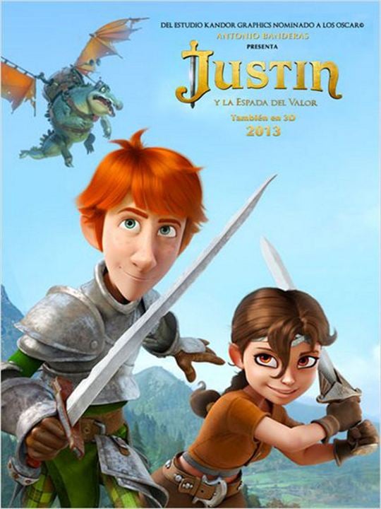 Justin et la Légende des chevaliers : Affiche