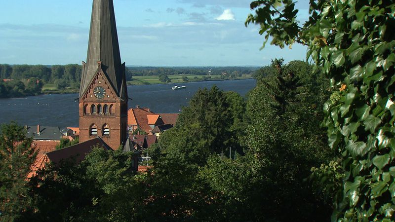 Die Elbe von oben : Photo