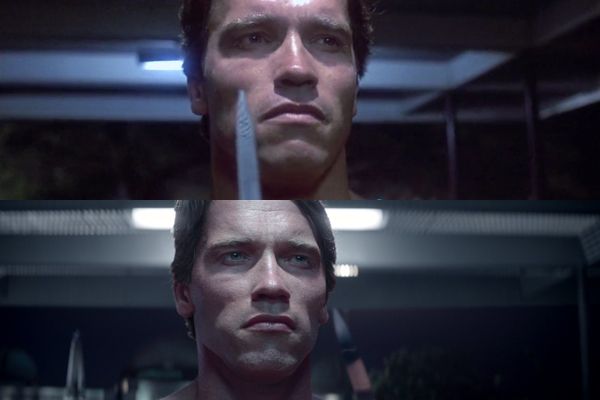 1984 (en haut) / 2015 (en bas)