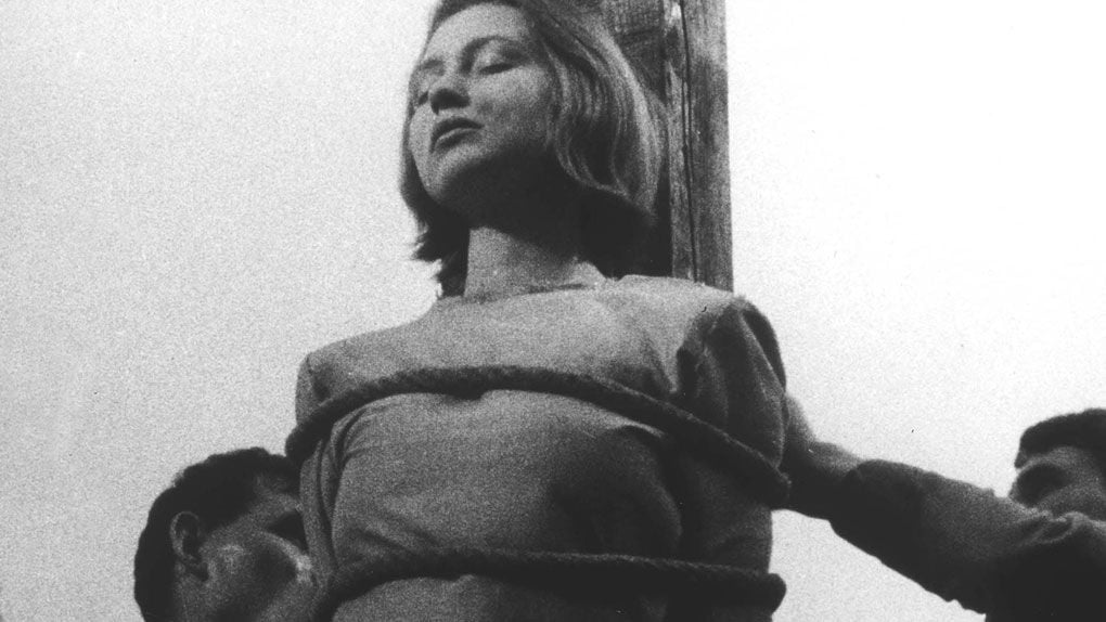 Florence Delay dans "Le Procès de Jeanne d'Arc" de Robert Bresson (1962)