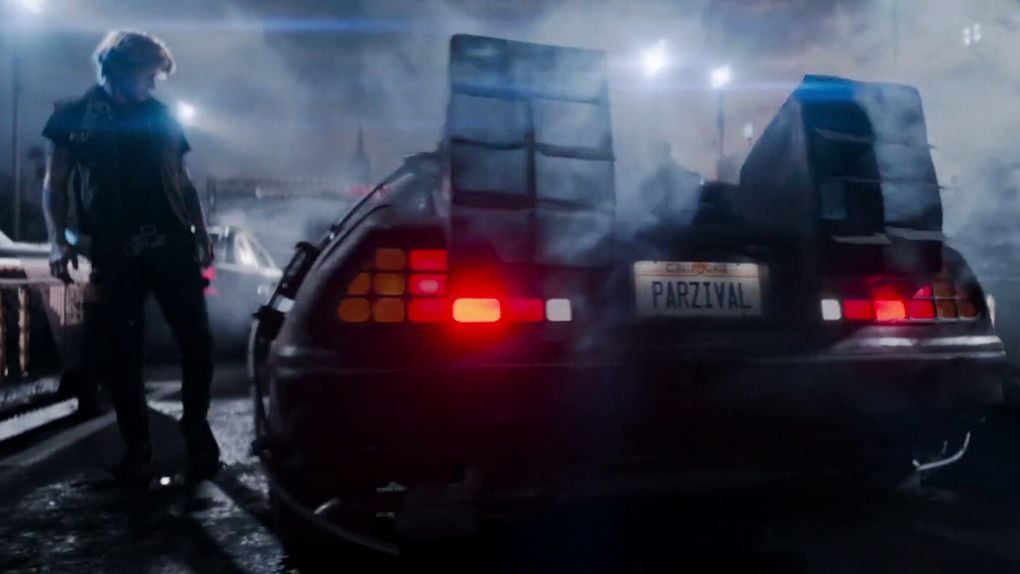 Delorean Retour Vers Le Futur Film Ready Player One : les 101 références du film de Spielberg: La DeLorean