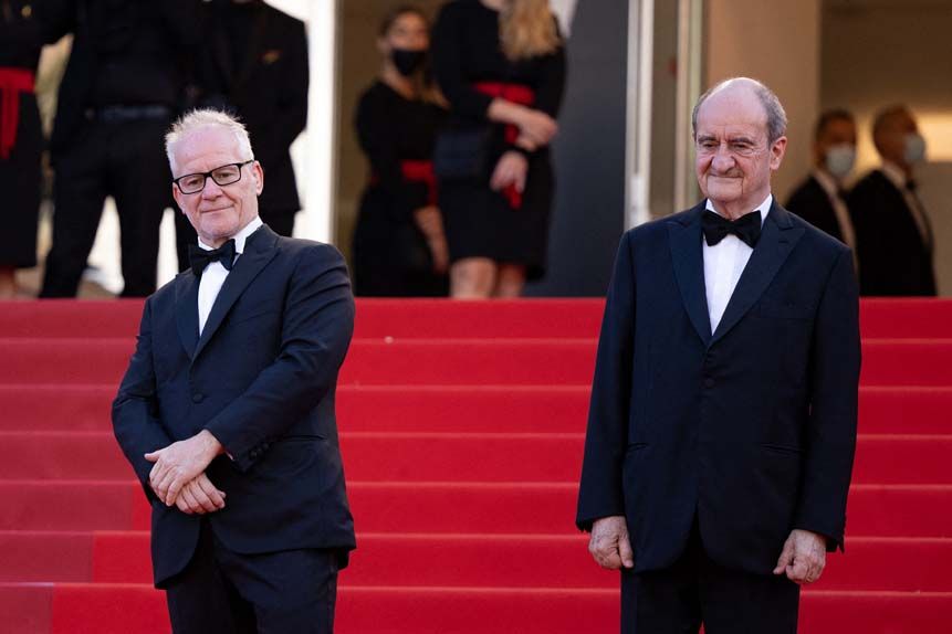 Thierry Frémaux, délégué général du festival de Cannes, Pierre Lescure, président du festival de Cannes