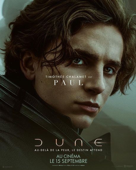 Acteurs Denis La Malice Dune : des affiches personnages pour le film SF de Denis Villeneuve