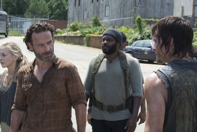 The Walking Dead : Photo Chad L. Coleman, Andrew Lincoln