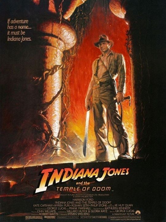 Indiana Jones et le Temple maudit : Affiche