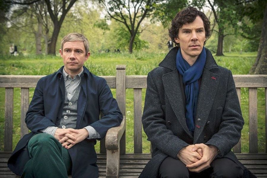 Sherlock : Photo Benedict Cumberbatch, Martin Freeman