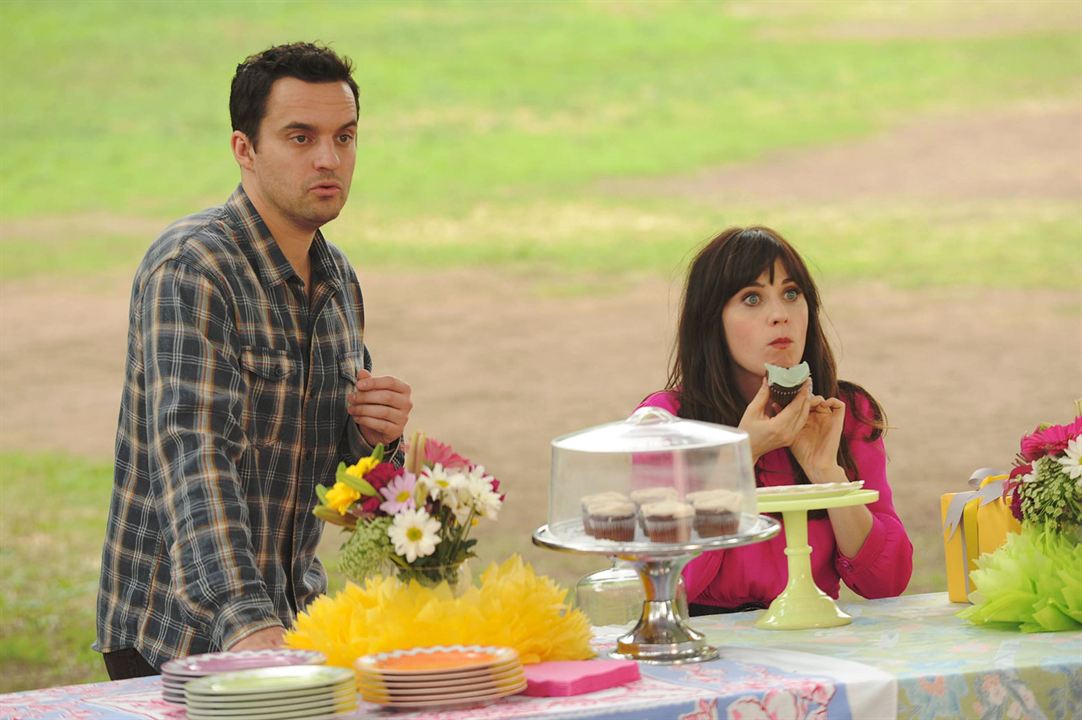 New Girl : Photo Jake Johnson, Zooey Deschanel