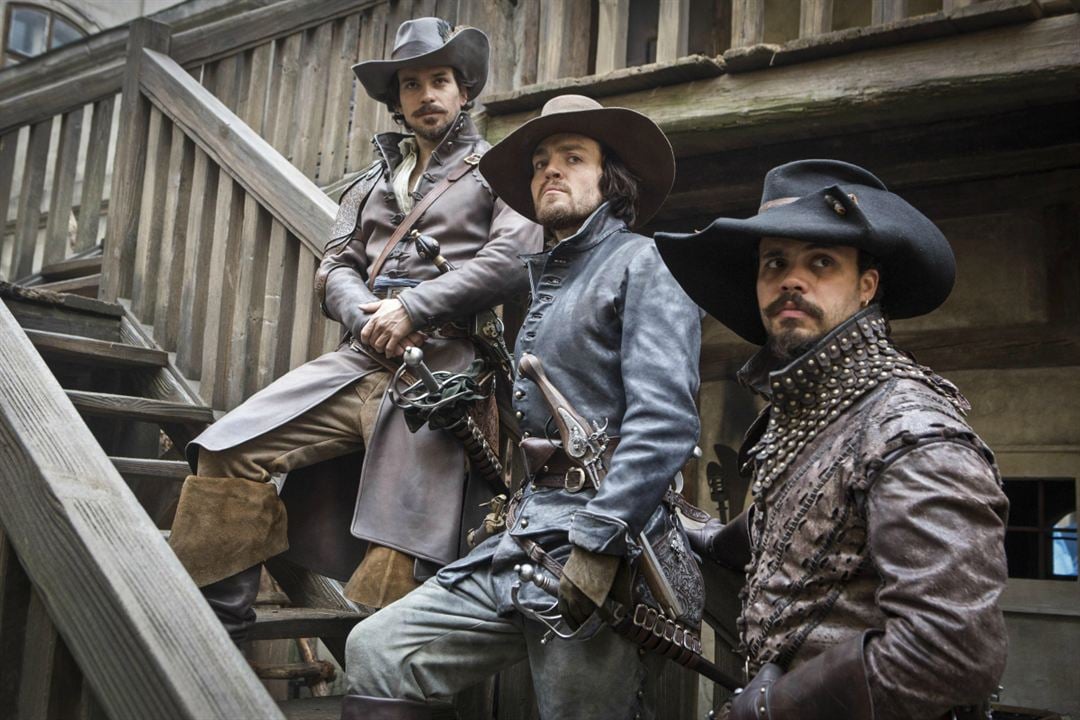 The Musketeers : Photo Tom Burke, Santiago Cabrera, Howard Charles