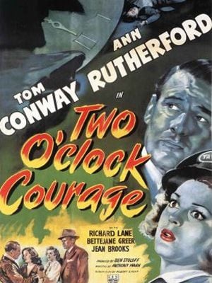 Two O'Clock Courage : Affiche
