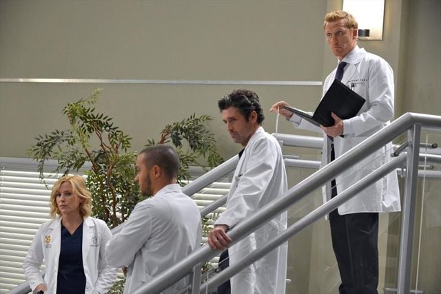 Grey's Anatomy : Photo Jessica Capshaw, Patrick Dempsey, Jesse Williams, Kevin McKidd