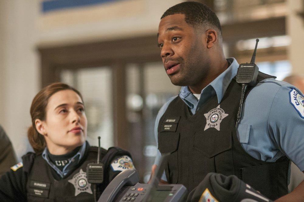 Chicago Police Department : Photo Marina Squerciati, LaRoyce Hawkins