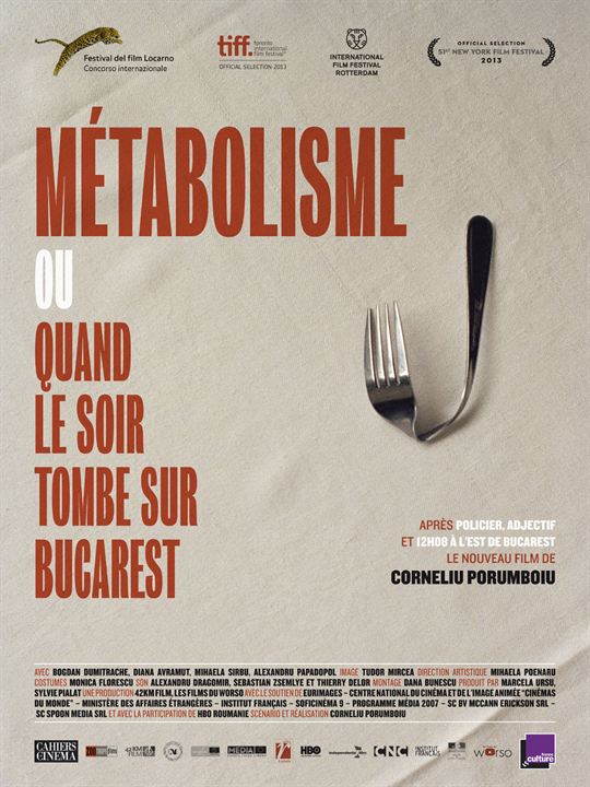 Métabolisme (ou Quand le soir tombe sur Bucarest) : Affiche