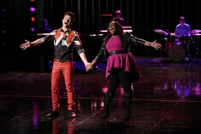 Glee : Photo Chris Colfer, Amber Riley