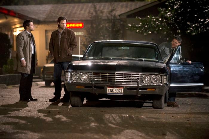 Supernatural : Photo Misha Collins, Jensen Ackles, Jared Padalecki