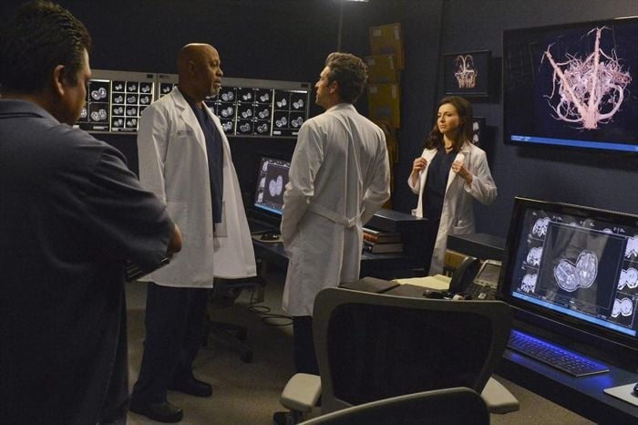 Grey's Anatomy : Photo Patrick Dempsey, James Pickens Jr., Caterina Scorsone