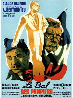 Le Bal des pompiers : Affiche