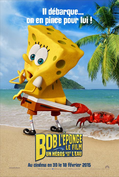 Bob l'éponge - Le film : Un héros sort de l'eau : Affiche
