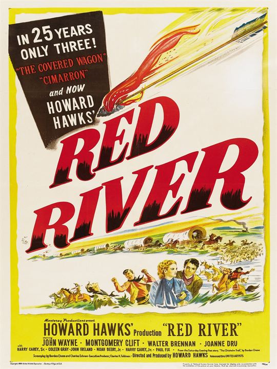 La Rivière rouge : Affiche