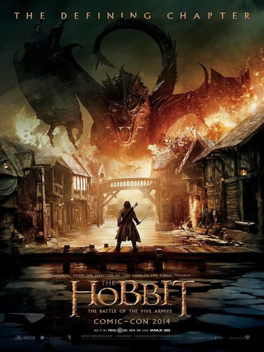 Le Hobbit : la Bataille des Cinq Armées : Affiche