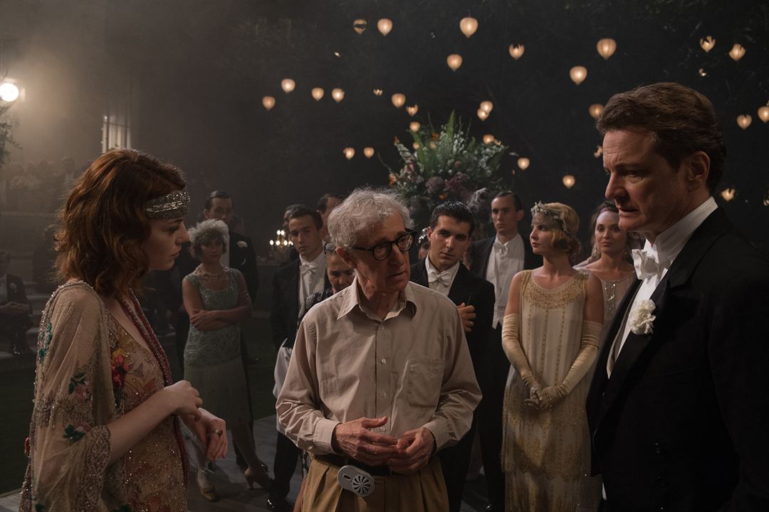 Magic in the Moonlight : Photo Colin Firth, Emma Stone, Woody Allen