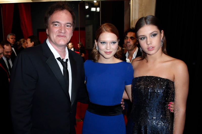 Photo promotionnelle Léa Seydoux, Quentin Tarantino, Adèle Exarchopoulos