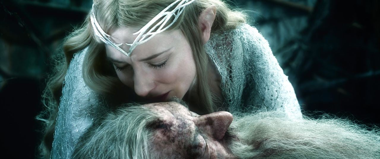 Le Hobbit : la Bataille des Cinq Armées : Photo Cate Blanchett, Ian McKellen