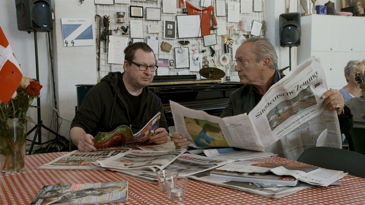 Photo Udo Kier, Lars von Trier