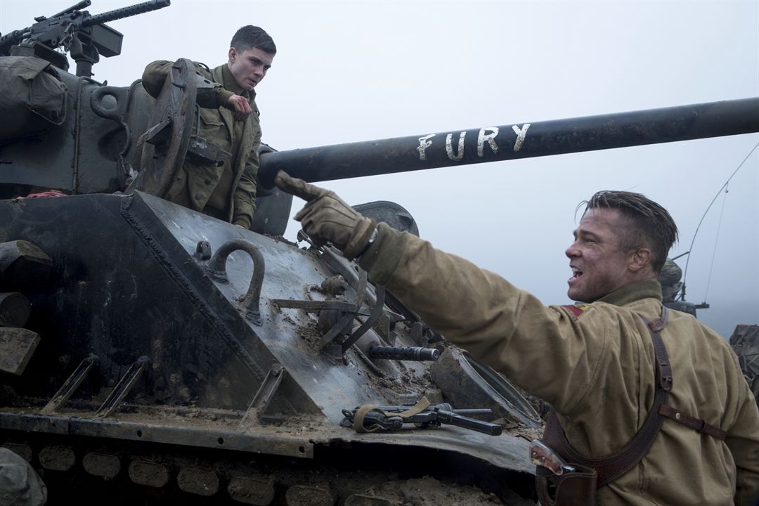Fury : Photo Brad Pitt, Logan Lerman