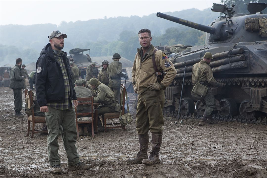 Fury : Photo Brad Pitt, David Ayer