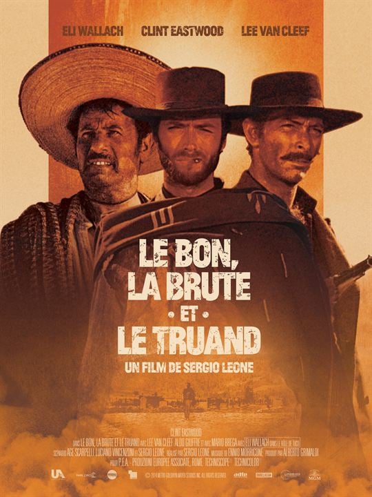 Le Bon, la brute et le truand : Affiche