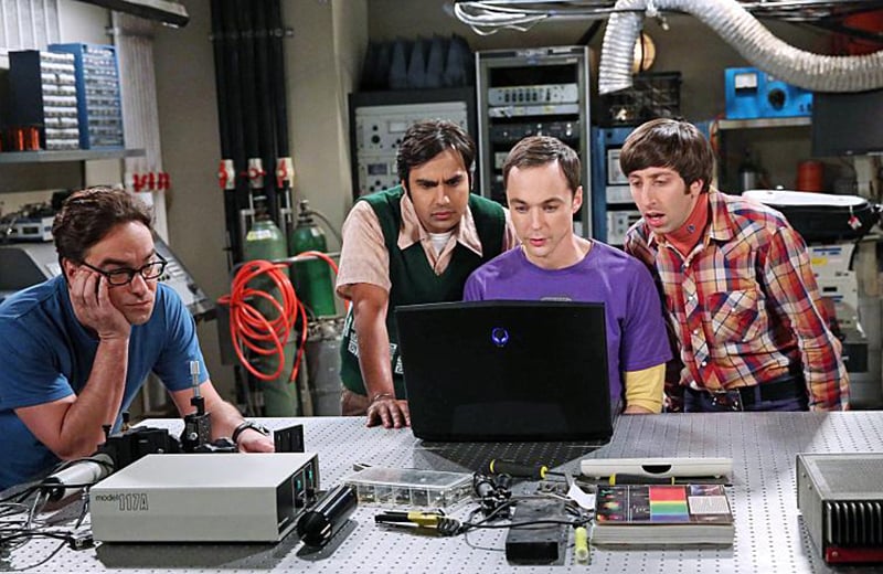 The Big Bang Theory : Photo Johnny Galecki, Jim Parsons, Simon Helberg, Kunal Nayyar