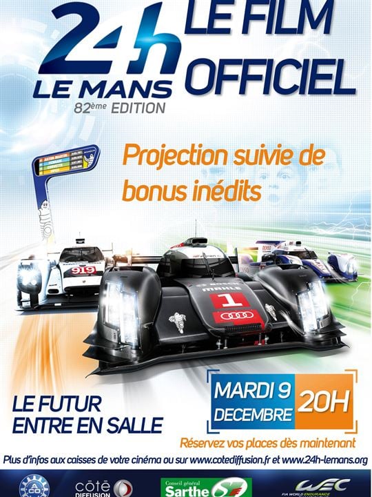24h du Mans 2014 (Côté Diffusion) : Affiche