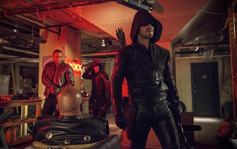 Arrow : Photo David Ramsey, Stephen Amell, Colton Haynes