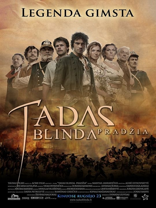 Fireheart, la légende de Tadas Blinda : Affiche
