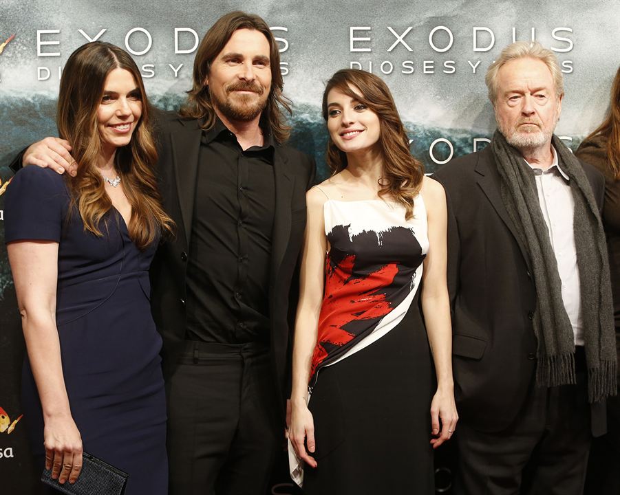 Exodus: Gods And Kings : Photo promotionnelle Ridley Scott, María Valverde, Sibi Blazic, Christian Bale
