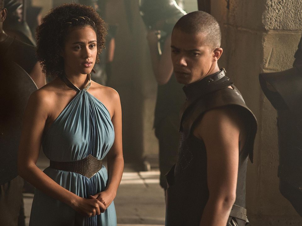 Photo Nathalie Emmanuel, Jacob Anderson