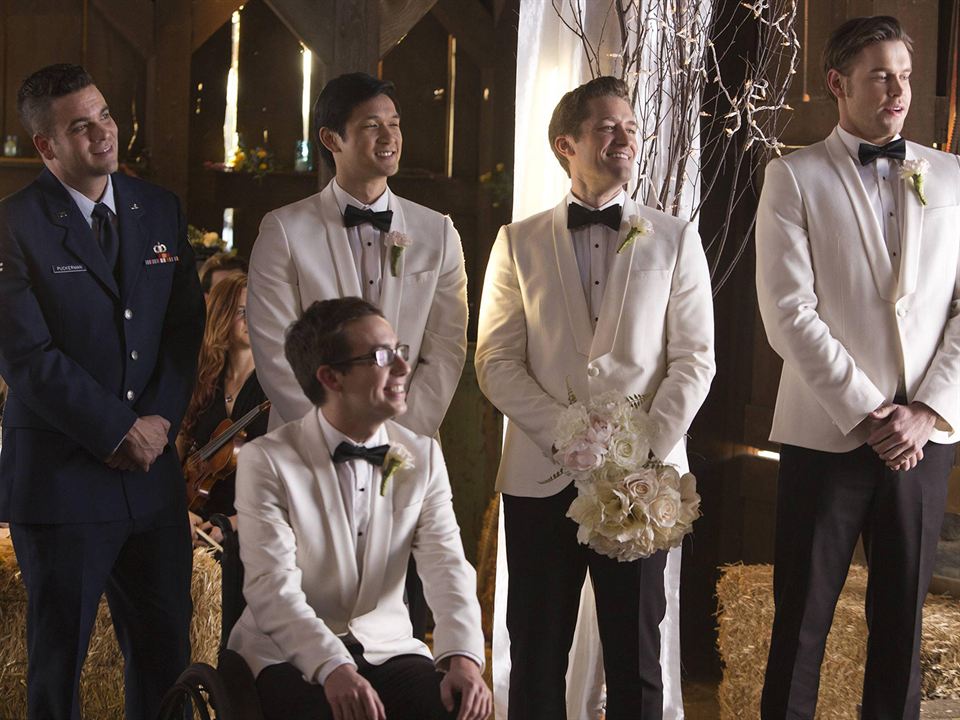 Glee : Photo Kevin McHale, Matthew Morrison, Mark Salling, Harry Shum Jr., Chord Overstreet