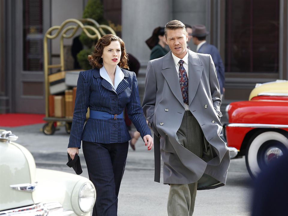 Agent Carter : Photo Chad Michael Murray, Hayley Atwell