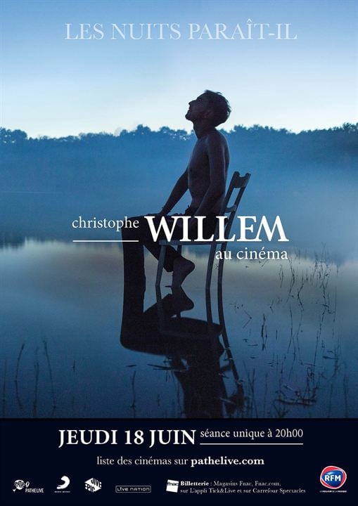 Christophe Willem (Pathé Live) : Affiche