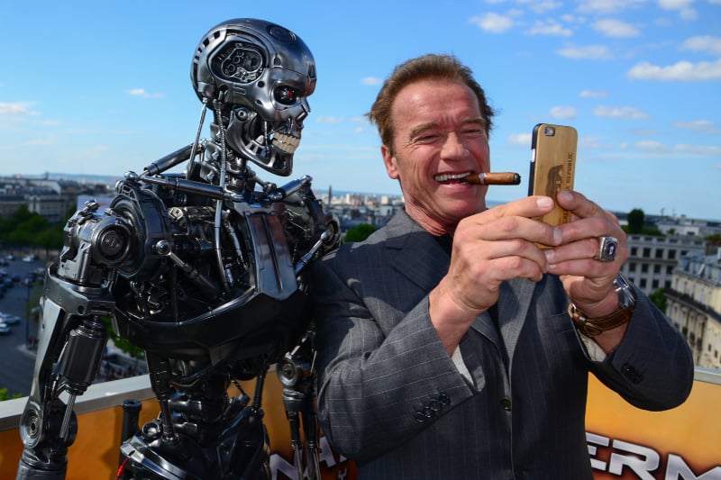 Terminator Genisys : Photo promotionnelle Arnold Schwarzenegger