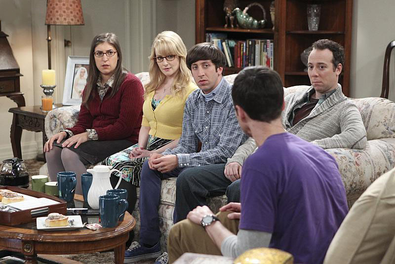 The Big Bang Theory : Photo Melissa Rauch, Mayim Bialik, Jim Parsons, Kevin Sussman, Simon Helberg