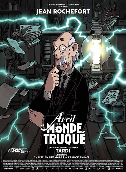 Avril et le monde truqué : Affiche