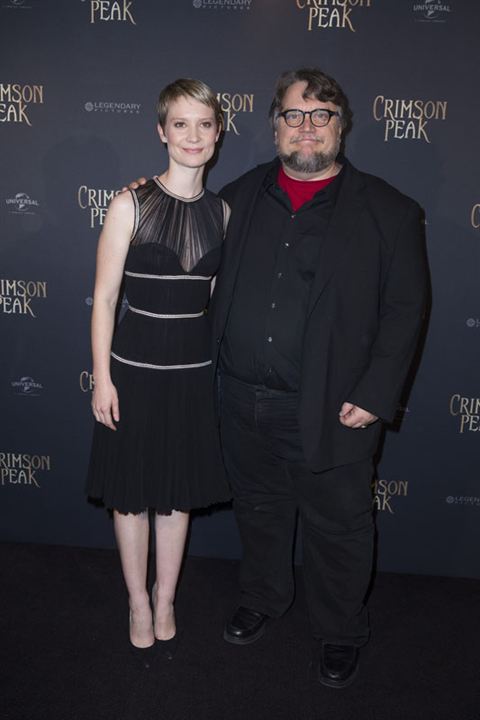 Crimson Peak : Photo promotionnelle Mia Wasikowska, Guillermo del Toro